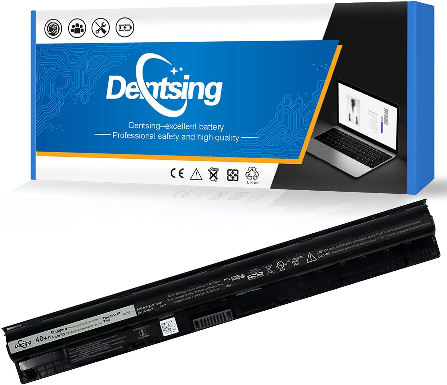 Dentsing M5Y1K Battery for Dell Inspiron 14 15 17 5000 3000 Series