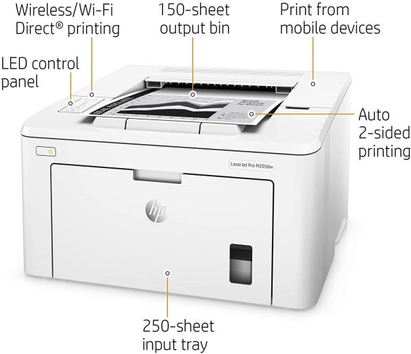 Hp Laserjet Pro M203dw - Printer - B/w - Laser