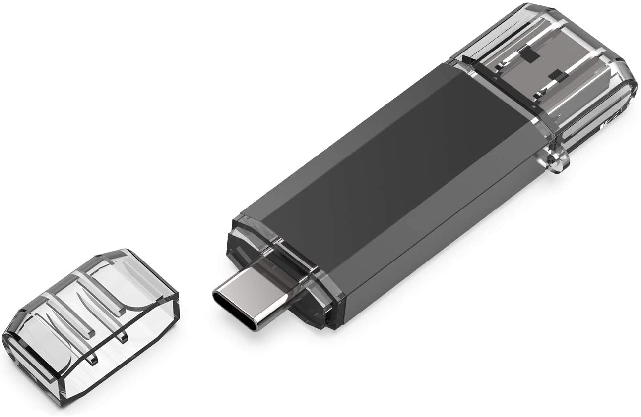 Vansuny 64GB Type C Flash Drive 2 in 1 OTG USB 3.0 + USB C Memory Stick