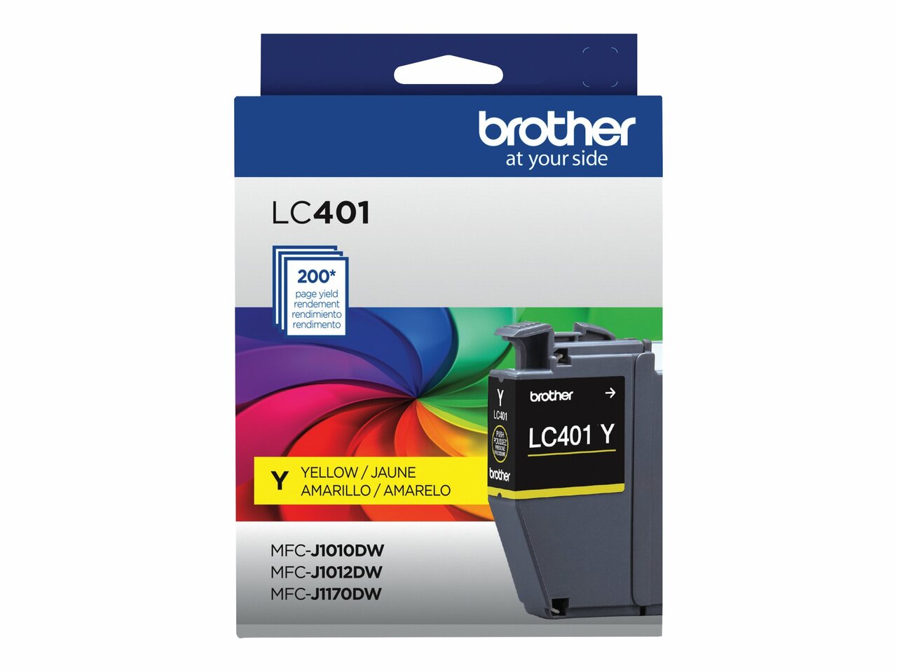 Brother LC401Y - Yellow - original - ink cartridge
