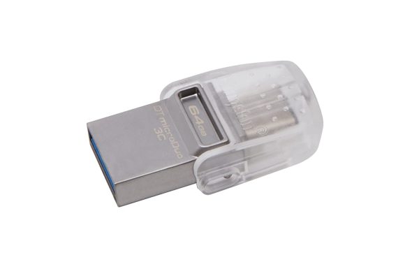 Kingston Datatraveler Microduo 3C - USB Flash Drive - 64 GB